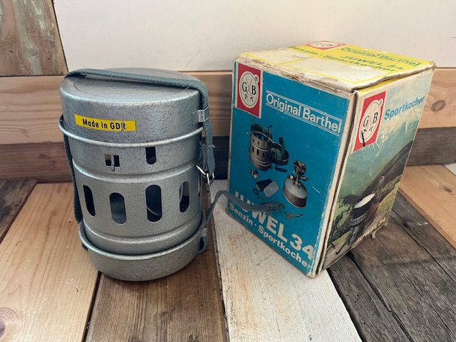 Juwel 34 Gustav Barthel camping stove NOS 1985 Germany - Vintage