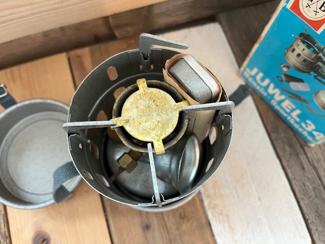 Juwel 34 Gustav Barthel camping stove NOS 1985 Germany - Vintage