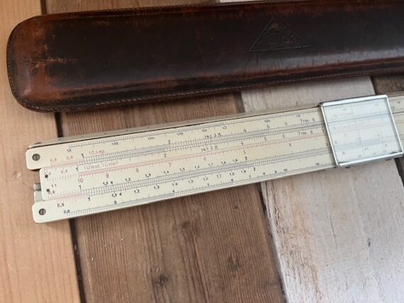 Nestler 36 Electro log log scales slide rule 1940 Germany - Image 5