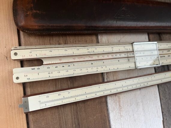 Nestler 36 Electro log log scales slide rule 1940 Germany - Image 2