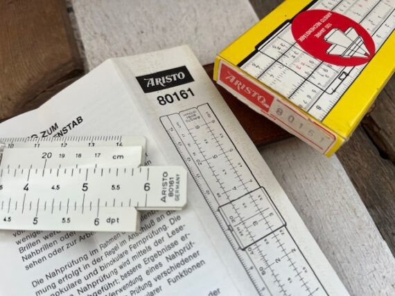 Aristo 80161 Presby optometrists slide rule Reiner 1970 Germany - Image 5