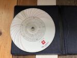 ALRO Viscoklok Shell viscosity slide rule 1962 Holland