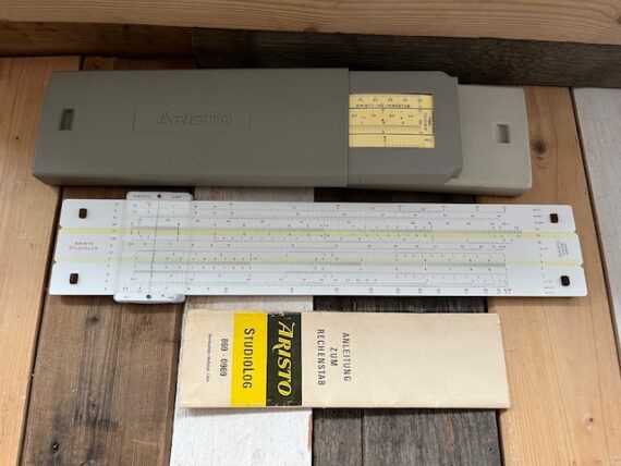Aristo 0969 Studiolog slide rule full set 1970 Germany