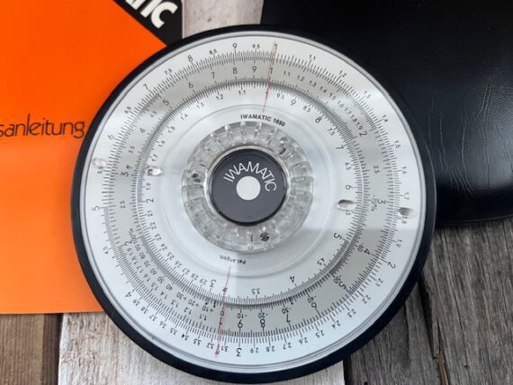 IWA Iwamatic 1650 commercial circular slide rule 1960's Germany