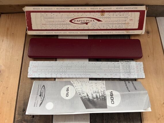 Graphoplex 1614 log log slide rule NMIB 1970 France - Image 2