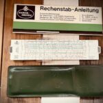 Faber Castell 62/83N pocket Novo-Duplex slide rule manual 1970 Germany
