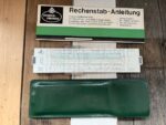 Faber Castell 62/83N pocket Novo-Duplex slide rule manual 1970 Germany - Image 2