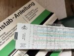 Faber Castell 62/83N pocket Novo-Duplex slide rule manual 1970 Germany