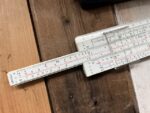 Faber Castell 67/54Rb addiator pen slide rule blue case 1972 Germany - Image 5