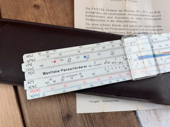 Aristo 10178 Panzerförderer slide rule Filzek manual 1960 Germany - Image 3