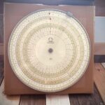 Loga 75T circular slide rule used display box 1960 Switzerland