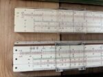 2x Faber Castell dealer slide rule 1/22 1/28 Bivius 1950 Germany - Image 6