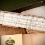 Faber Castell 1/54 slide rule magnifier cursor 1960 Germany