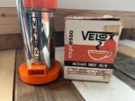 Velox espresso orange design coffee machine box 1970 Italy