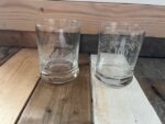 2 Whisky glasses for Famous Grouse whisky 1996 Scotland - Image 2