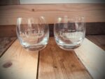 2 Whisky glasses for Talisker made by the sea 2000 Scotland