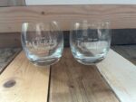2 Whisky glasses for Talisker made by the sea 2000 Scotland
