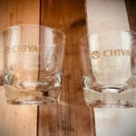 2 Whisky glasses for Chivas Regal whisky 2010 Scotland