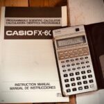 Casio fx-602P Scientific programmable calculator manual 1980 Japan