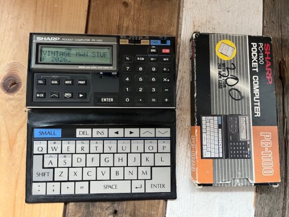 Sharp PC-1100 pocket computer calculator 1980 Japan - Image 2