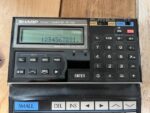 Sharp PC-1100 pocket computer calculator 1980 Japan