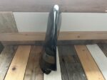 Vintage art deco style lady black ceramic head statue 1980 - Image 5