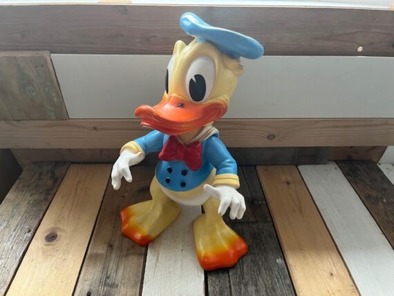 Donald Duck 13" 33cm posable figure Disney Ledra 1962 Italy