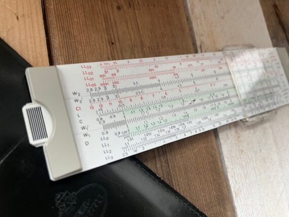 Faber Castell 62/83N Novo-Duplex slide rule pocket 1970 Germany - Image 7