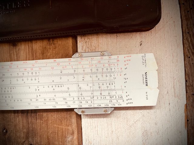 Nestler 0129 Polymath-Duplex pocket slide rule 1970 Germany
