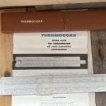 Graphoplex Thermocoax slide rule full set 1970 France
