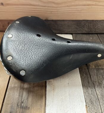 Brooks leather saddle bike B66S black 1989 England