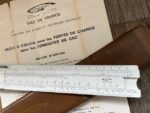 Graphoplex Gaz de France slide rule 1960 France - Image 5