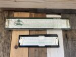 Faber Castell 2x Duplex 2/82 and 62/82 slide rule in cases 1960 Germany