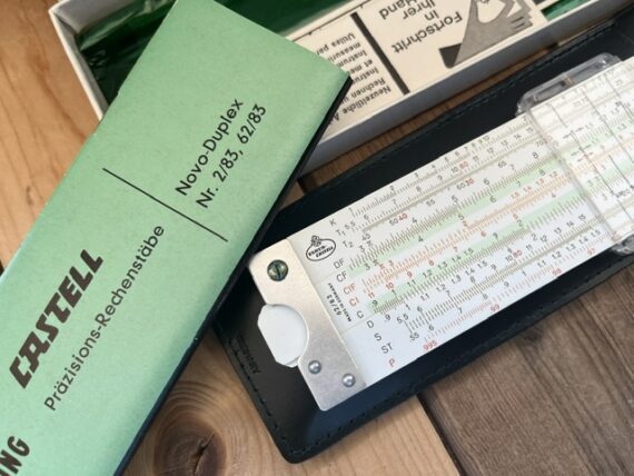 Faber Castell 62/83 Novo-Duplex slide rule boxed set 1960 Germany