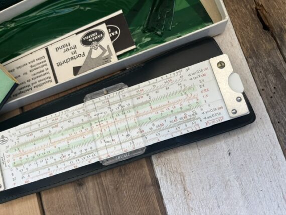 Faber Castell 62/83 Novo-Duplex slide rule boxed set 1960 Germany - Image 5