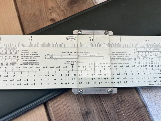 Pickett Eckel decimal deci point in sleeve 1945 USA