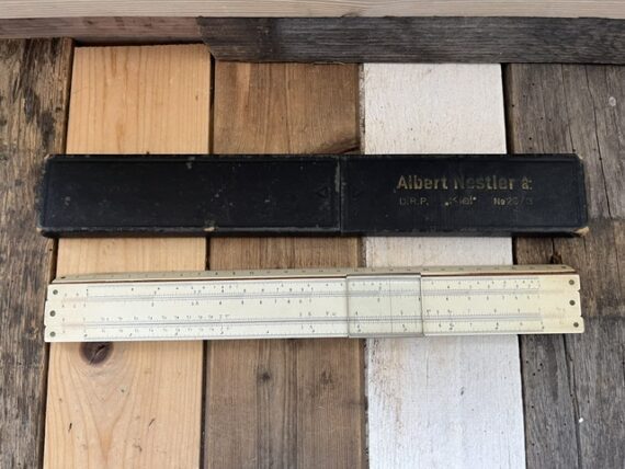 Nestler 20/3 Kiel Schwerdtfeger naval slide rule 1930 Germany