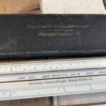 Nestler 20/3 Kiel Schwerdtfeger naval slide rule 1930 Germany