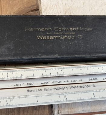 Nestler 20/3 Kiel Schwerdtfeger naval slide rule 1930 Germany