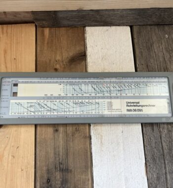 IWA 06095 universal Rohrleitung pipe slide rule 1980 Germany