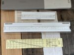 2x Aristo 967u 867u slide rules in cases 1970 Germany - Image 7