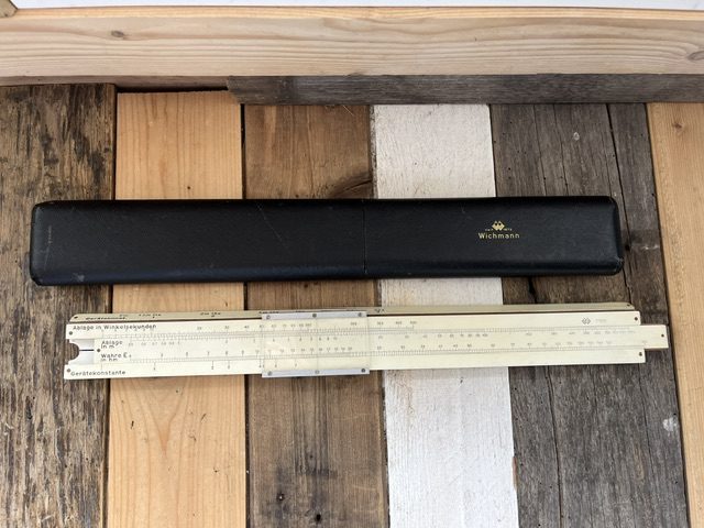 Wichmann Artillery Arc bombing slide rule 1930 Germany