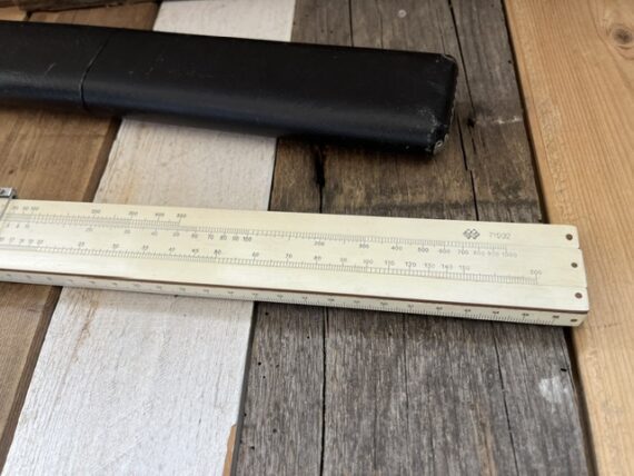 Wichmann Artillery Arc bombing slide rule 1930 Germany - Image 2