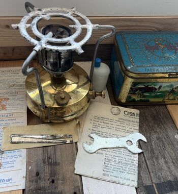 Hipolito 0 small brass camping Stove box 1950 Portugal
