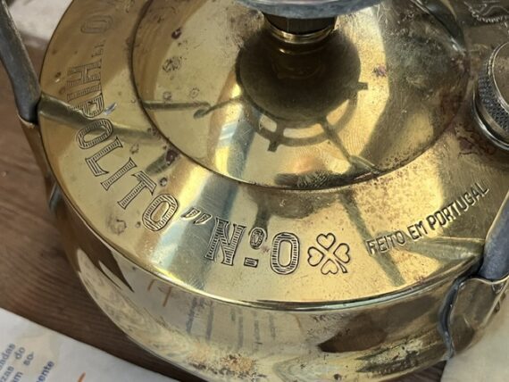 Hipolito 0 small brass camping Stove box 1950 Portugal - Image 10