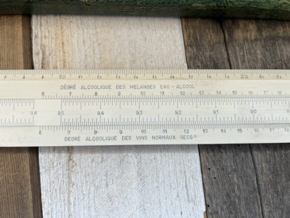 Tavernier-Gravet alcohol measuring slide rule 1970 France - Image 7