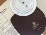 Faber Castell 8/30 circular slide rule manual case 1970 Germany