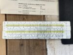 IWAflex 1640 pocket slide rule full set 1970 Germany