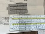 IWAflex 1640 pocket slide rule full set 1970 Germany