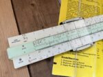 VEB Mantissa Electric slide rule full set 1974 GDR Germany - Image 6